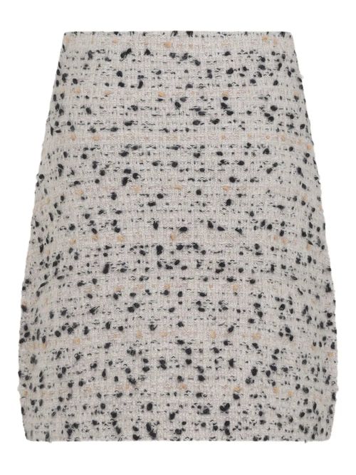 Tweed Skirt — Ecru