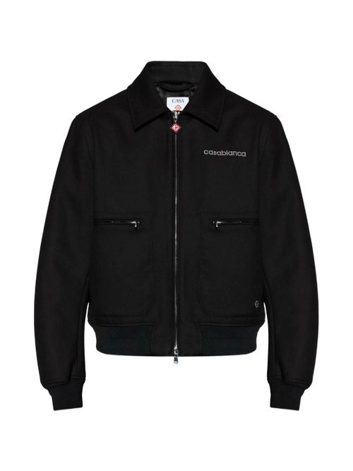 Wool Blend Outerwear Jacket