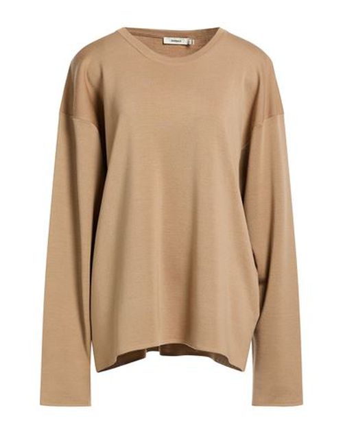 Woman Sweater Camel Size S Merino Wool