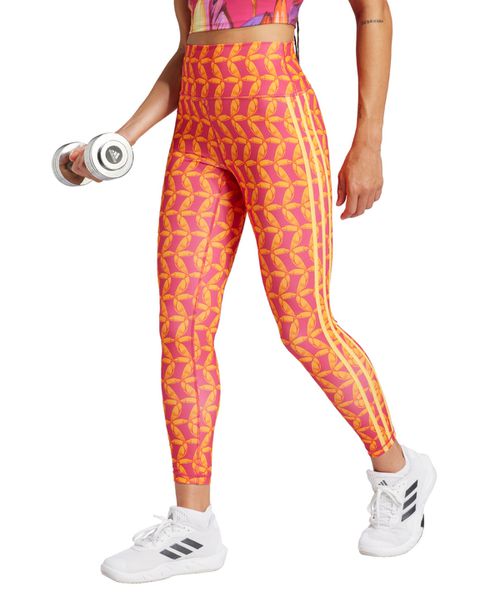 Women's x Farm 7/8 Training Leggings - Bright Orange/Bold Pink