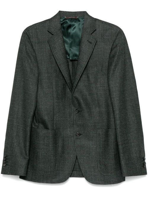 Houndstooth blazer - Green