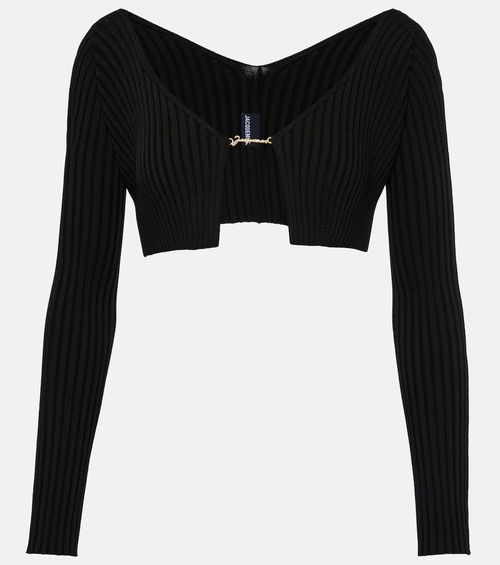 La Maille Pralù ribbed-knit cardigan