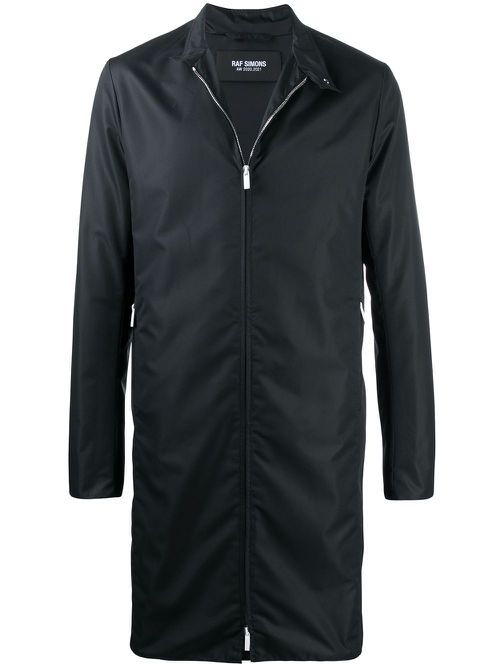RS-Lab mock-neck coat - Black