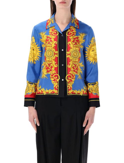 Printed Silk Twill Shirt