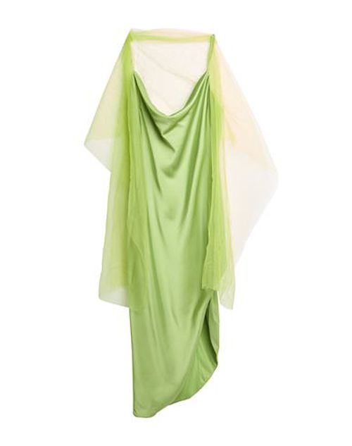 Unique Just Be You Woman Midi dress Lime green Size 8 Polyester