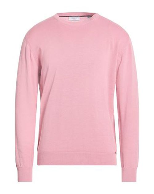 Man Sweater Pink Size 3XL Cotton