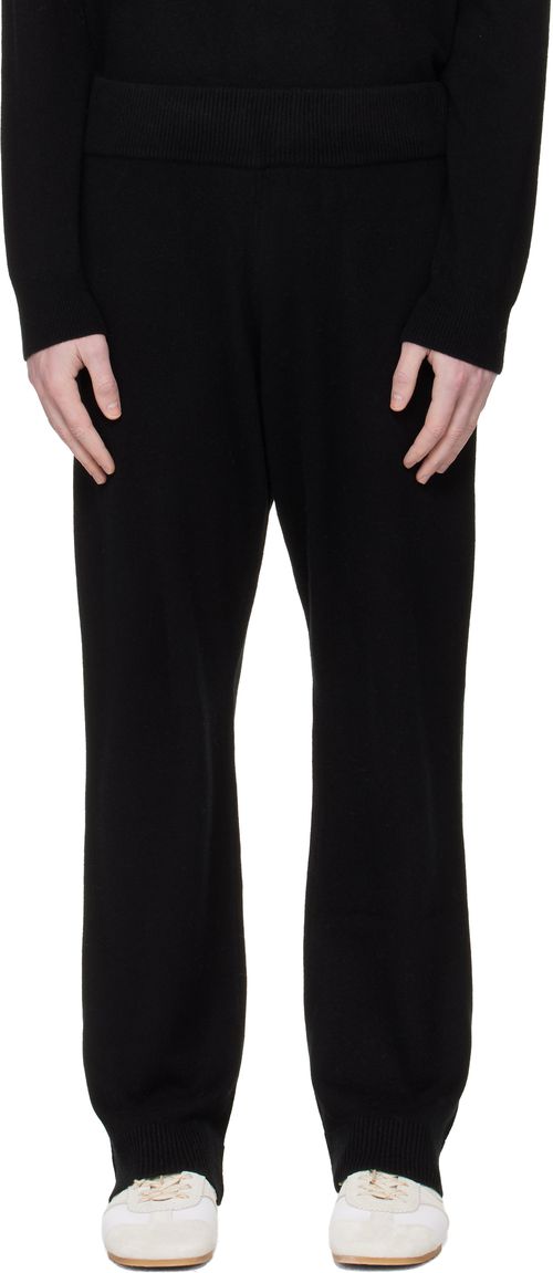 Black Knit Lounge Pants