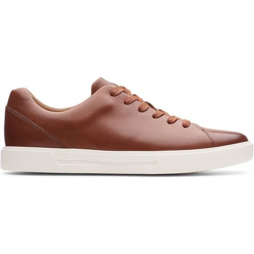 Clarks Men's Un Costa Lace British Tan Leather Trainers, Lace Up in Brown | : 10/Standard Fit