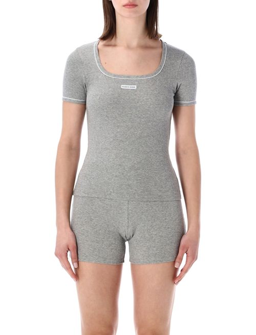 Sleek Square Neck T-shirt - Size S