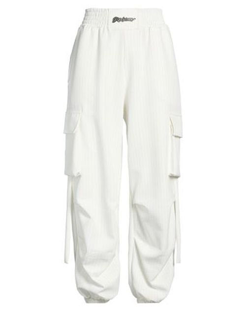 Woman Pants White Size XS Polyester, Polyamide
