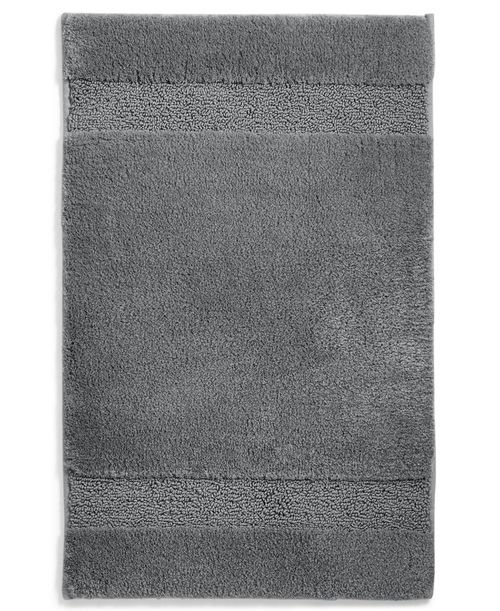"Collection Spa Super Soft Bath Rug, 19.3"" x 32.0"", Created For Macy's - Gunmetal"