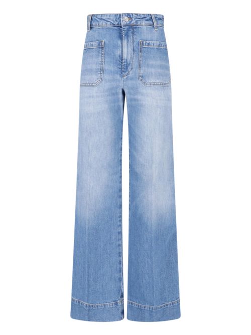 Washed Denim Jeans for Women