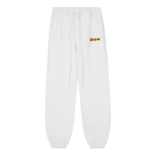 Corded Feet And Fleece Sweatpants 'White'