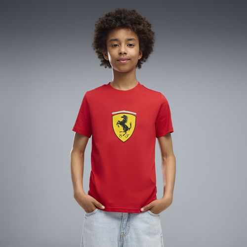 PUMA Scuderia Ferrari Big Kids' T-Shirt in Red