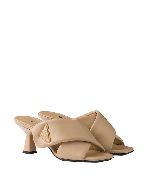 Women's Padded Nappa Leather Sandals