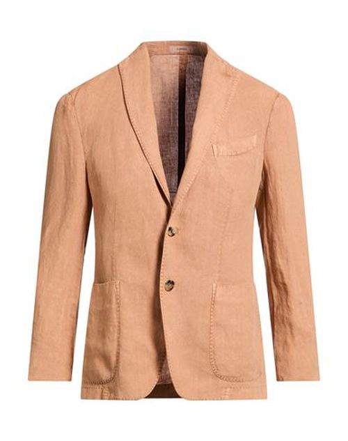 Man Blazer Apricot Size 36 Linen