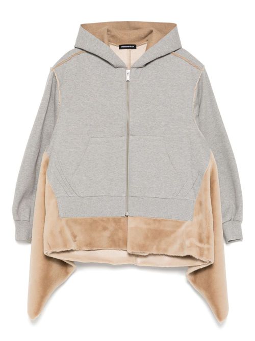 Undercover panelled zip-up jacket - Grey