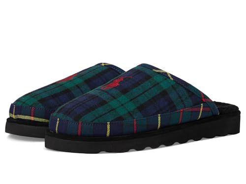 Polo Ralph Lauren Men Reade Recycle Scuff Ii Slipper Black/Paperwhite