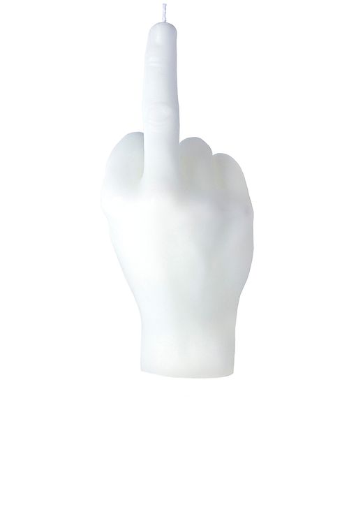 54 Celsius CandleHand F*ck You Candle in White