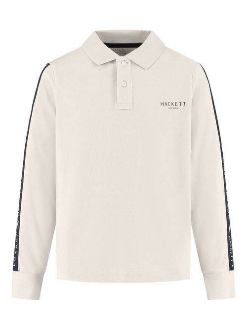 Tape polo shirt - Neutrals