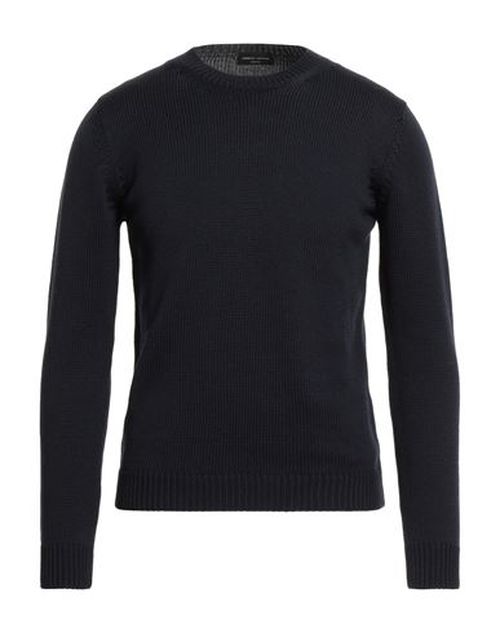 Man Sweater Midnight blue Size 36 Merino Wool
