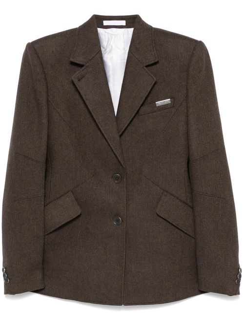 Apex Blazer - Women's - Polyamide/Viscose/Wool