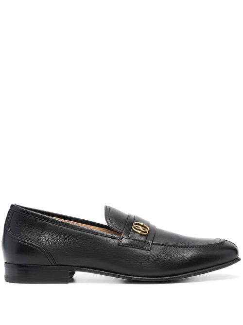 Sadei leather loafers - Black