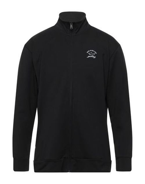 Man Sweatshirt Black Size XXL Cotton, Polyester, Elastane