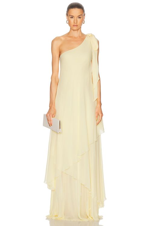 LoveShackFancy Alliara Dress in Citron - Lemon.  2 also in
