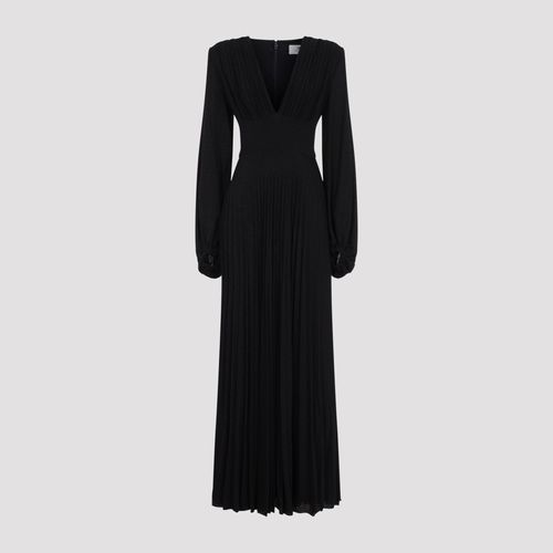 Long Lurex T-Shirt Dress in Viscose Blend