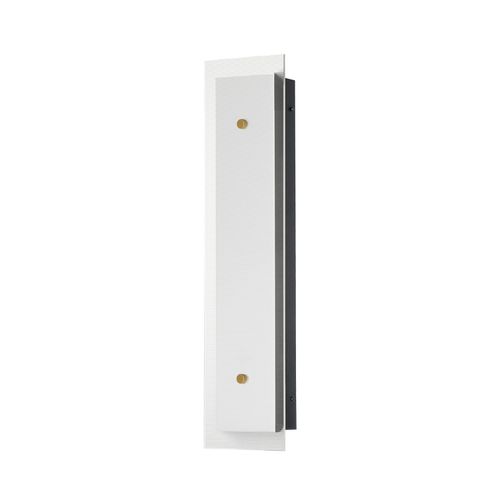 Spectre 1-Light LED Wall Sconce in Black with Natural Aged Bra