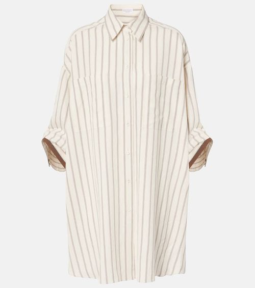 Silk-blend shirt