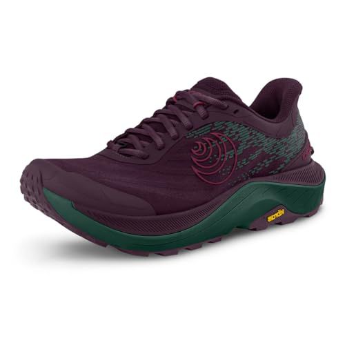 Topo Athletic Women's Ultraventure 4 Comfortable Cushioned Durable 5MM Drop Trail Running Shoes, Athletic Shoes for Trail Running, Stone/Grey