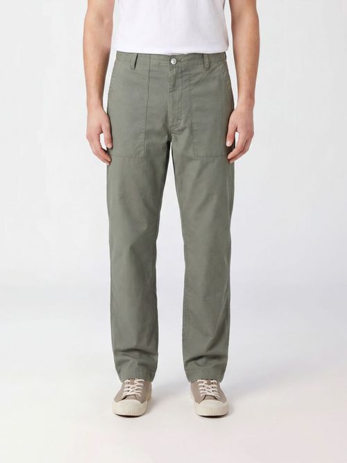 Pants Men color Green