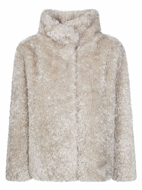 Women's Soft Faux Fur Overcoat