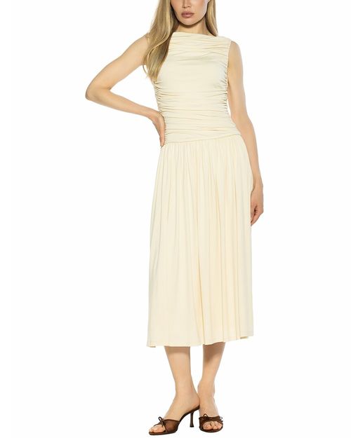 Lumi Portrait Neck Maxi Dress