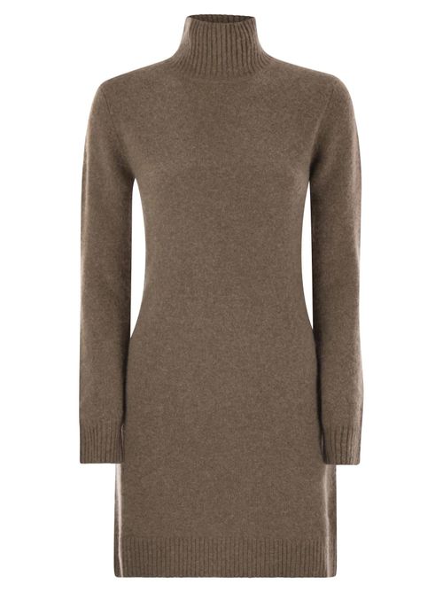 Elegant Turtledove Mini Dress