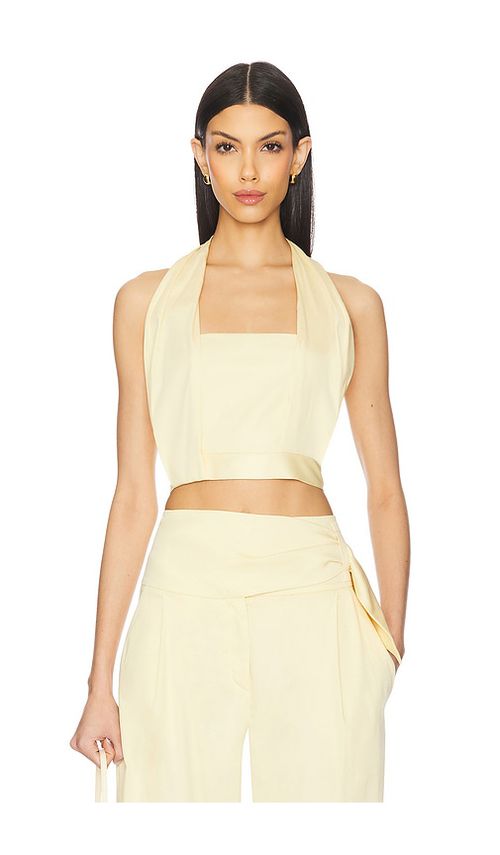 IRO Charlotte Top in Lemon. -  42/10 also in 34/2, 38/6