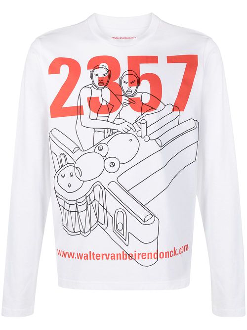 2357 long-sleeved T-shirt - White