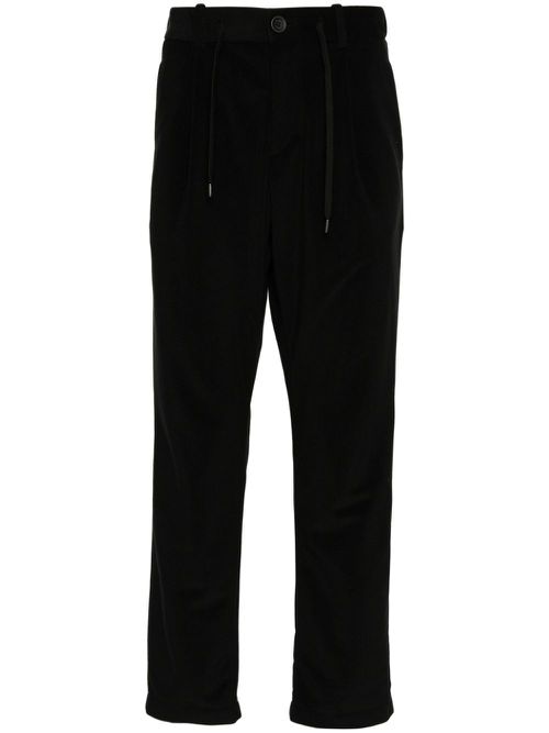 Straight-leg trousers - Black