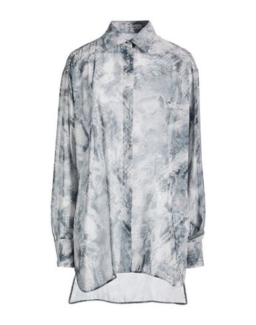 Woman Shirt Grey Size 4 Polyester