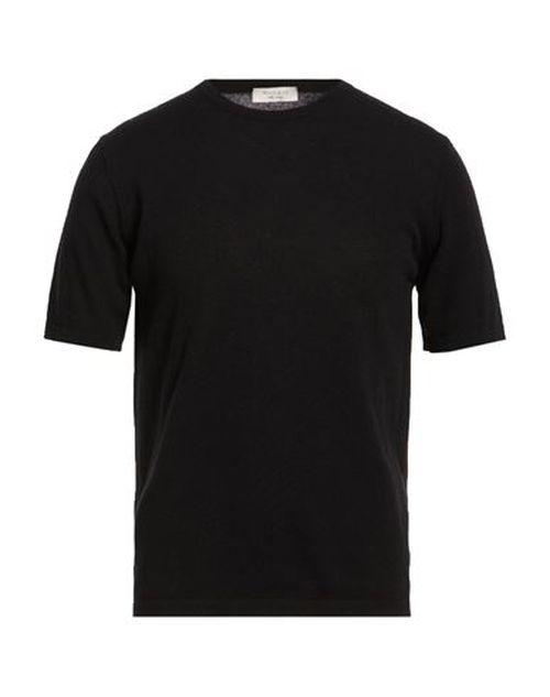 Man Sweater Black Size XL Merino Wool, Cashmere