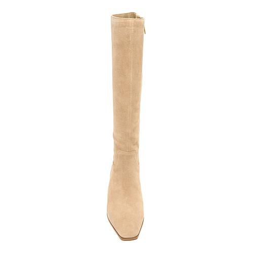 Pavla Leather or Suede Tall Boot - Medium - Rich Mahogany