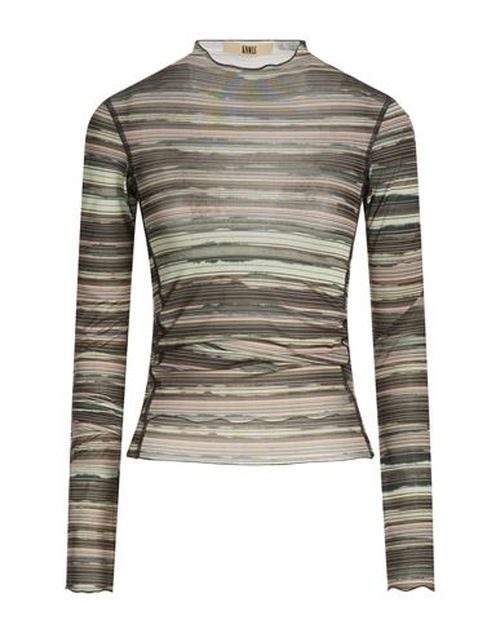 Woman Top Green Size M Polyester, Elastane