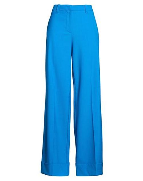 Woman Pants Azure Size 6 Polyester, Wool, Elastane