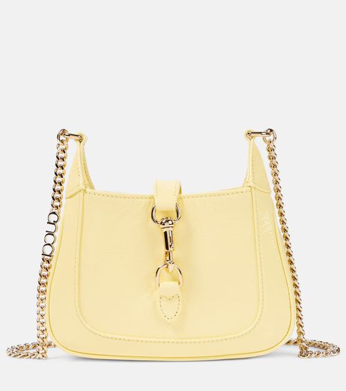 Jackie Notte Mini patent leather shoulder bag