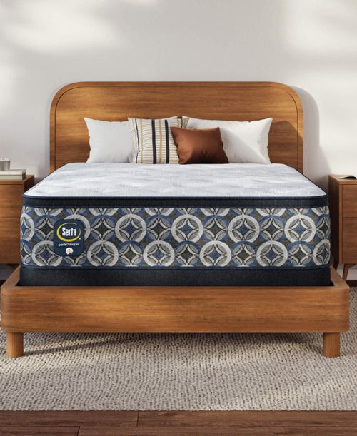 "Perfect Sleeper Orange Coast 14"" Plush Pillow Top Mattress Set, Queen"