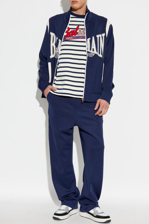 Sweatpants With Straight-leg Fit, Men's, Navy Blue