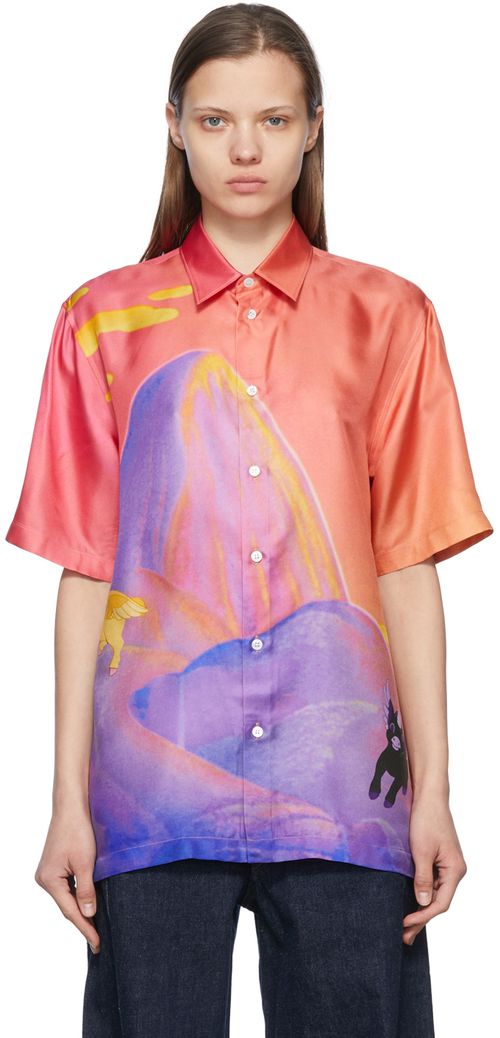 Pink Fantasia Landscape Shirt