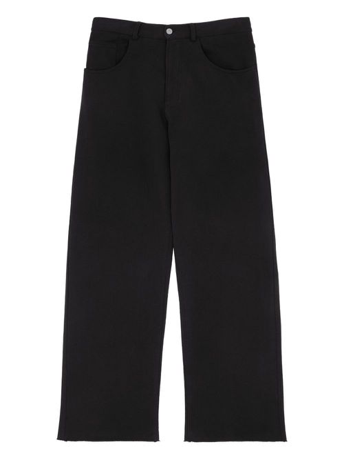 Pocket-detail trousers - Black
